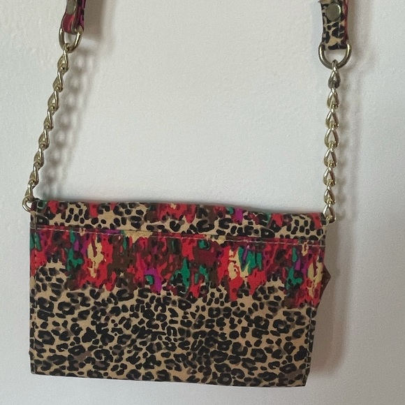 Cheetah & Colorful Crossbody Purse - Picture 3 of 6